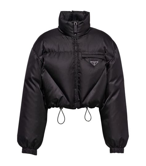 prada blazer women|black prada puffer jacket cropped.